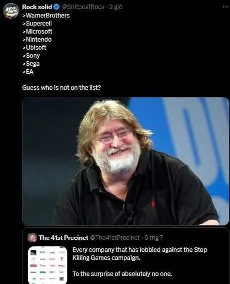 Gabe Newell Missing From the List