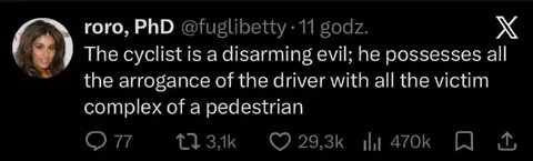 The Cyclist Is Disarming Evil