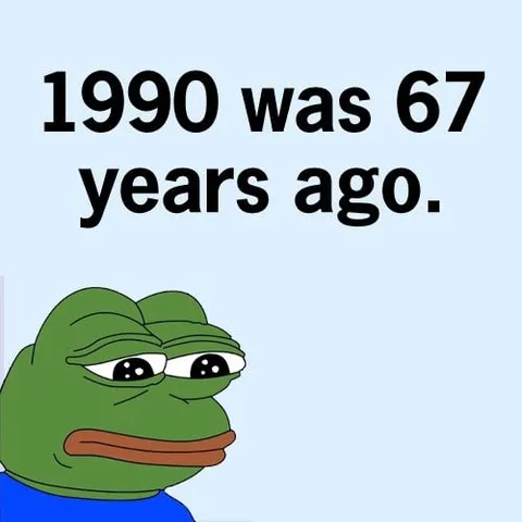 1990 Was 67 Years Ago