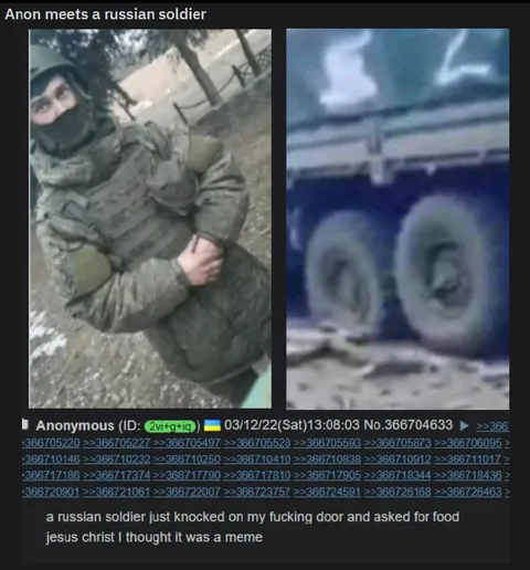 Anon meets a Russian soldier
