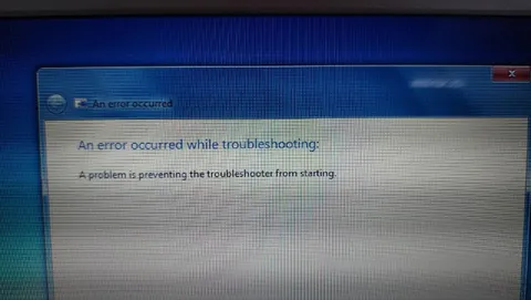 Troubleshooter Error Loop