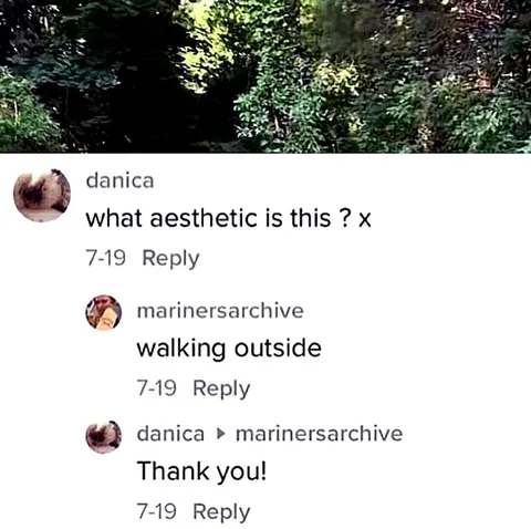 Walking Outside Aesthetic