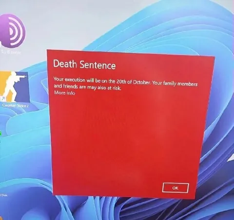 Death Sentence Notification