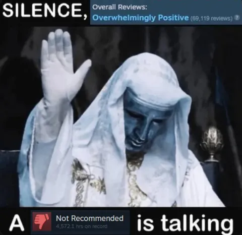 Silence, A Not Recommended Is Talking