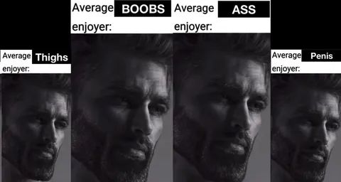Average Boobs Enjoyer Turns Gigachad