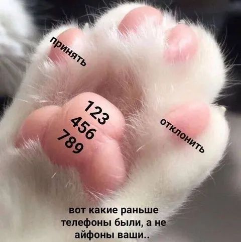Телефоны раньше были