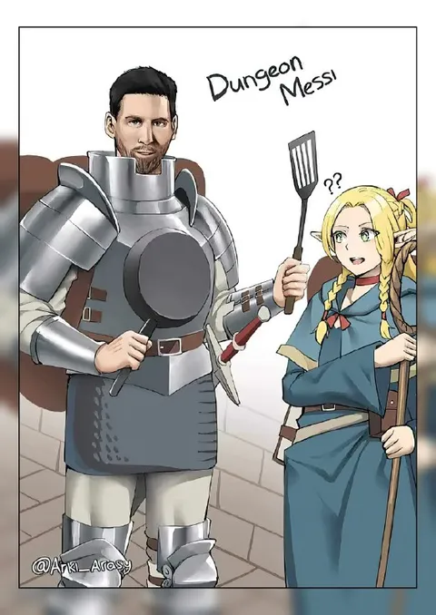 Messi in Dungeon Meshi