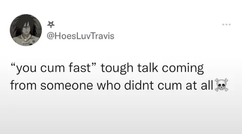 You Cum Fast Tough Talk