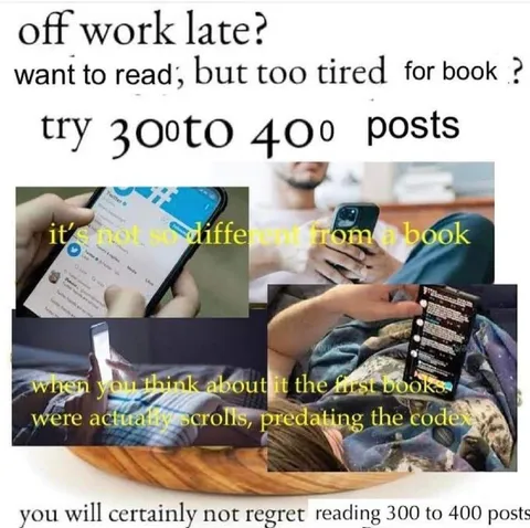 Scrolling Posts Instead of Reading