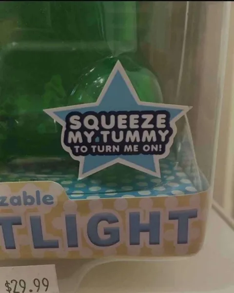 Squeeze My Tummy to Turn Me On