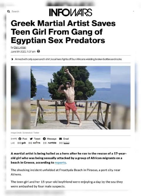 Greek Martial Artist Saves Teen Girl