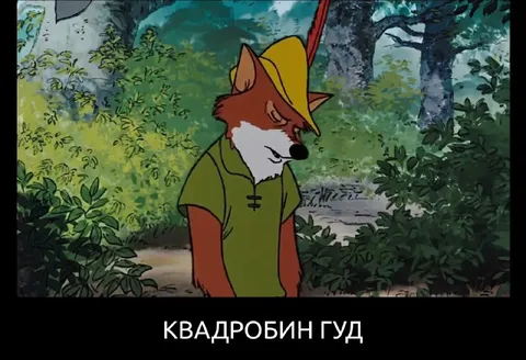 Квадробин Гуд в лесу