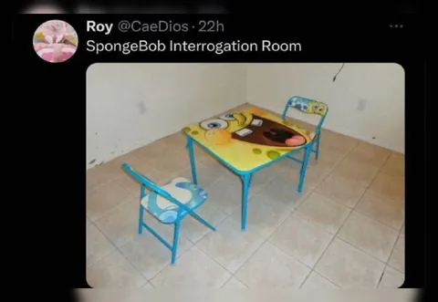 SpongeBob Interrogation Room