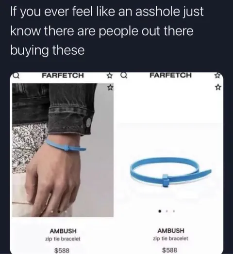 $588 Zip Tie Bracelet