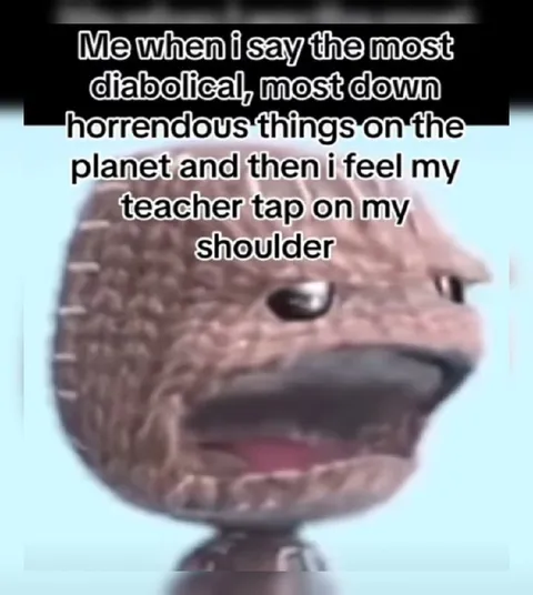 Teacher Taps My Shoulder