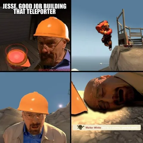 Walter White Builds a Teleporter