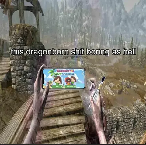 Dragonborn Plays Hello Kitty