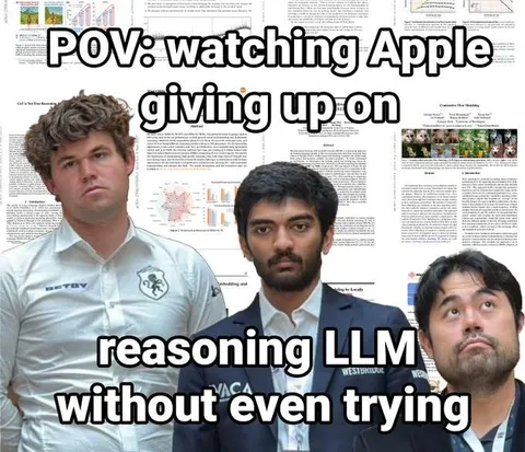 Apple Giving Up on Reasoning LLMs