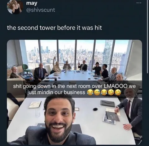 The Second Tower Before Impact