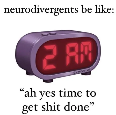 Neurodivergents Be Like