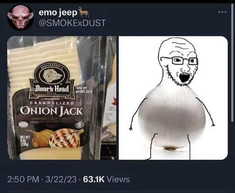 Caramelized Onion Jack Onion Man