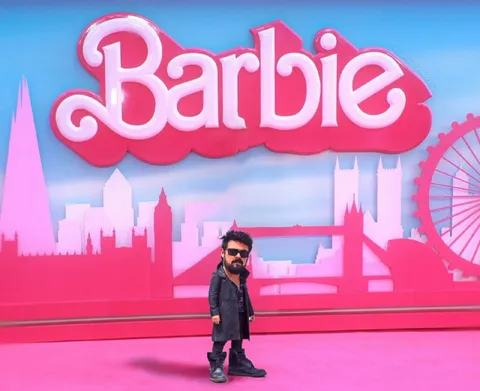 Man at the Barbie World