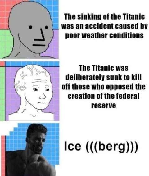 Titanic Iceberg Federal Reserve Conspiracy