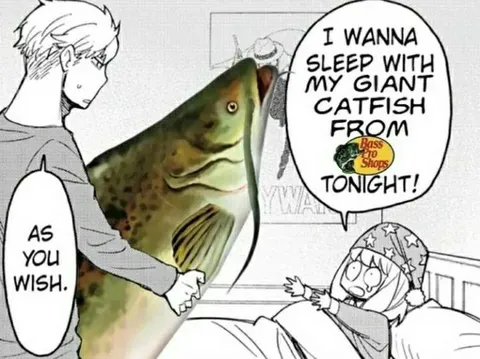 Giant Catfish Bedtime Request