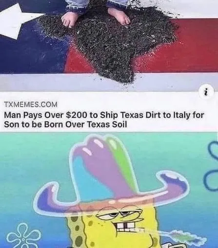 Shipping Texas Dirt to Italy