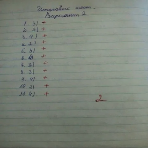 Итоговая математика, вариант 2