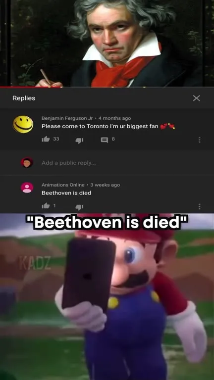 Mario Hears Beethoven Is Dead