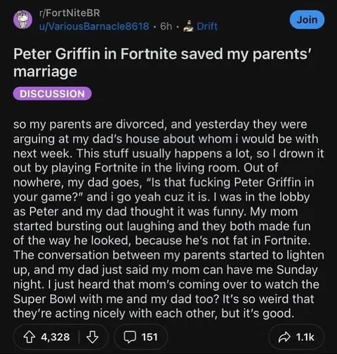 Peter Griffin Saves a Marriage