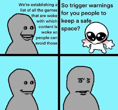 Woke Games Trigger Warnings
