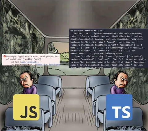JavaScript Error Meets TypeScript Error