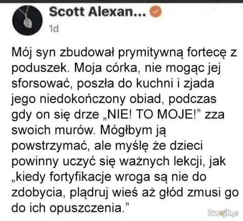 Forteca z poduszek i plądrowanie wsi