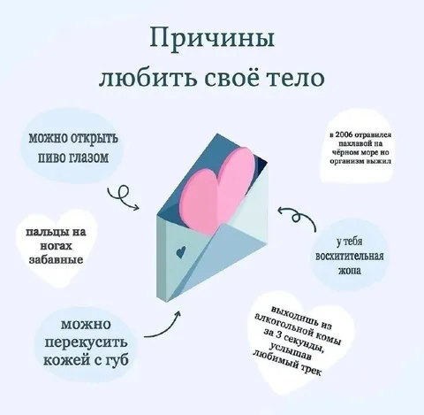 Причины любить своё тело