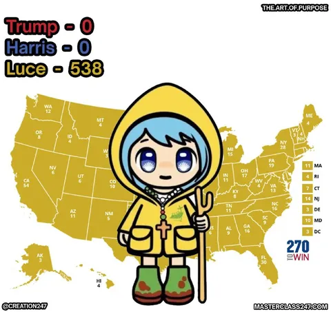 Luce Wins All Electoral Votes