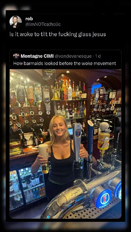 How Barmaids Looked Before Wokeness