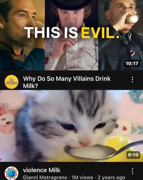 Villains Drink Milk