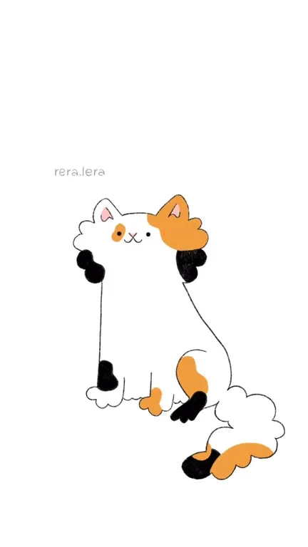 Котик и удивлённая девочка