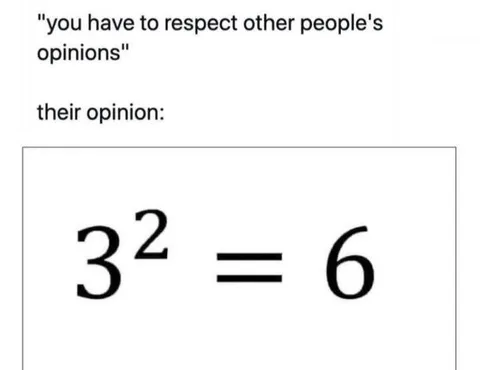 Respect Other People's Opinions
