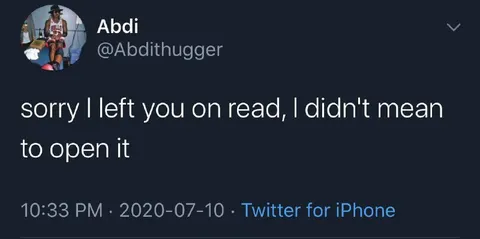 Sorry I Left You on Read