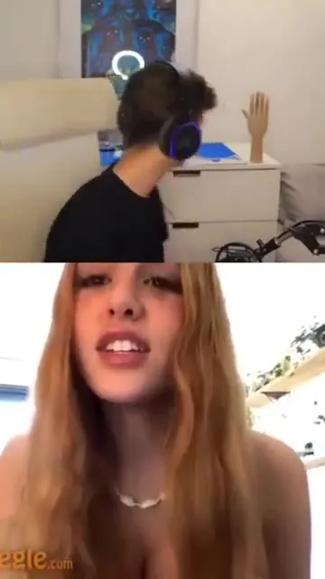 Streamer Loses It on Omegle