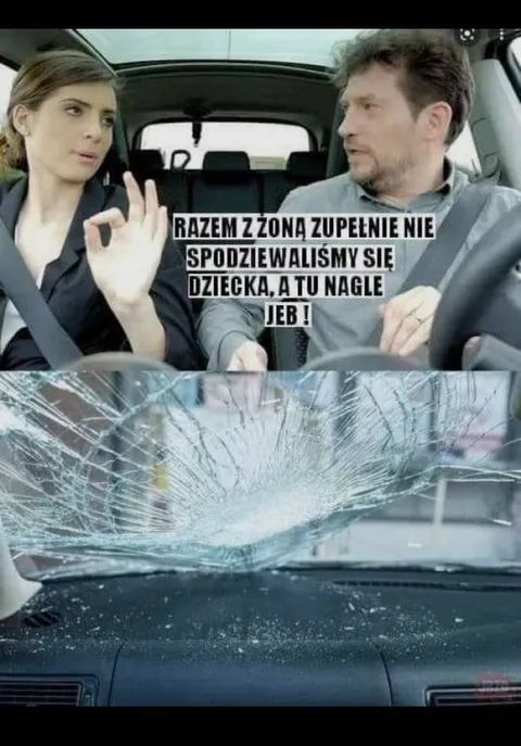 Niespodziewane dziecko i szyba