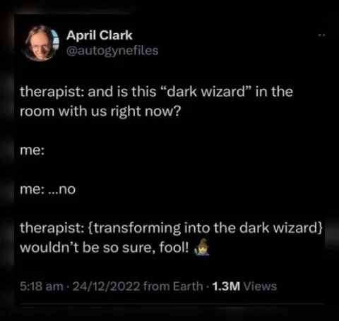 Dark Wizard in the Therapy Room