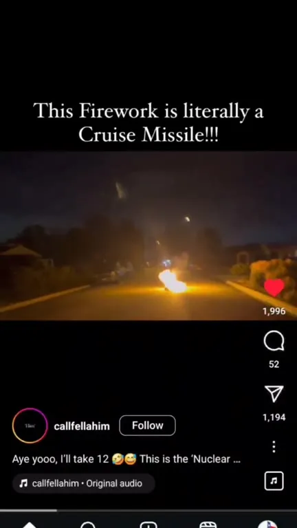 Firework Turns Into Ricky's Disaster
