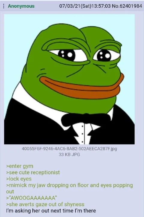 Pepe Flirts With Receptionist