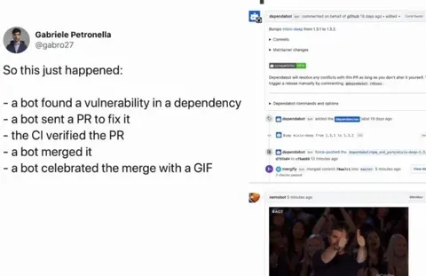 A Bot Celebrated Its Own Merge