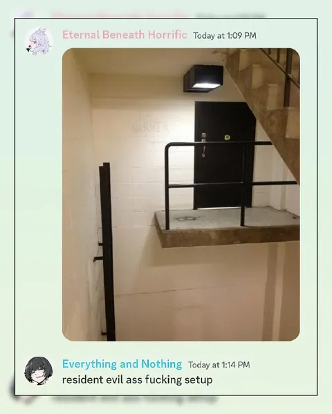 Resident Evil Stairwell Setup