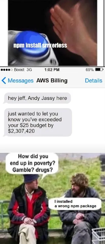 Wrong npm Package, Massive AWS Bill
